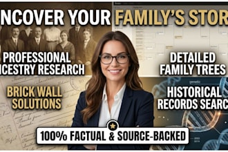 solve your genealogy brick wall and trace your US, UK and european ancestry