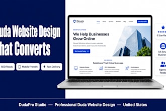 design or redesign your duda website with SEO and mobile friendly layout