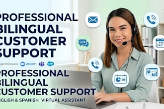 provide professional bilingual customer support