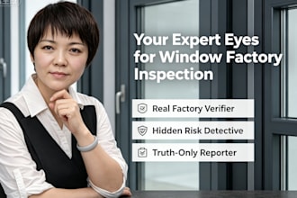 be your expert eyes for china window factory inspection