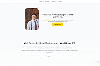 build a modern website for your local business