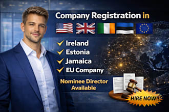 eu company registration, vat registration in estonia, italy, nominee director