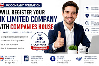register your UK limited company with companies legally