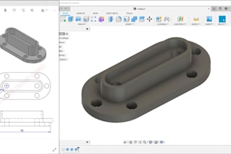 design fast 3d cad models, mechanical part and prototype in fusion 360