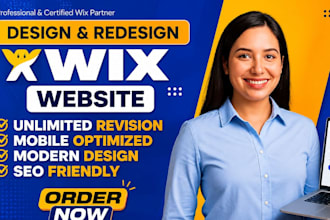 design wix website or redesign wix website as a wix expert