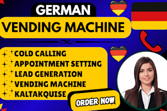 do vending machine cold calling kaltakquise and appointment setting