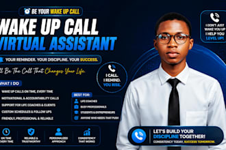 be your wake up call virtual assistance reminder do wake up call for life coach