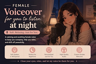 do female bedtime audios