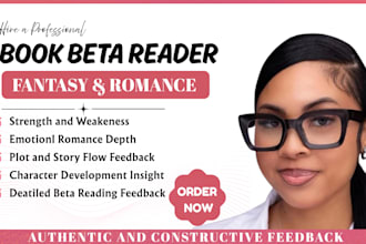 extensively beta read critique your romance novel