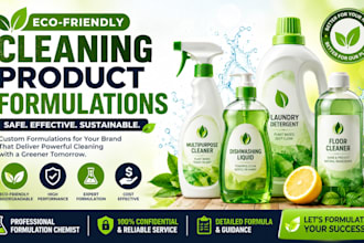 be your detergent formulations chemist for cleaning products