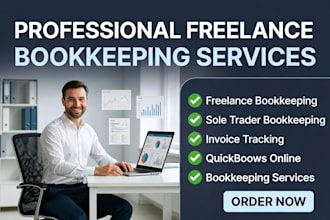do bookkeeping for freelancers with invoice tracking and sole trader books