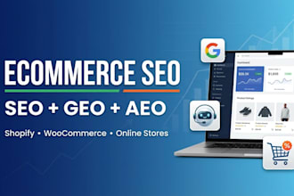 optimize your ecommerce website for SEO GEO and aeo