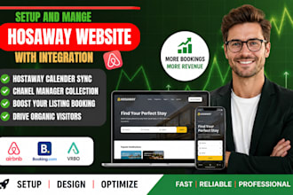 design and set up your hostaway website with full integration