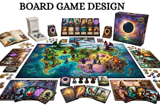 design custom board game card game board game design tabletop tcg board game art
