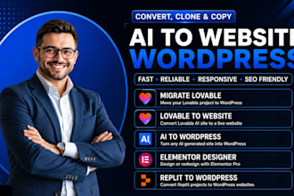 convert lovable ai to wordpress copy clone lovable ai figma website to wordpress