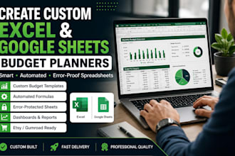 create custom excel spreadsheet excel google sheets template budgeting planer