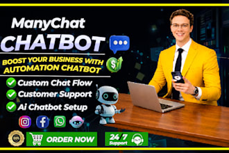 fix your manychat bot broken flows or trigger automations and integration
