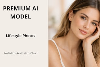 create realistic premium ai lifestyle model photos