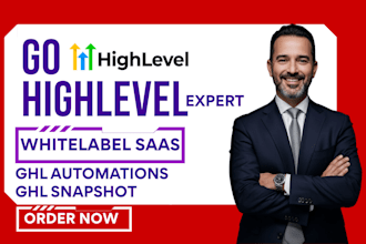 setup gohighlevel automation, ghl white label, saas setup snapshot, a2p 10dlc