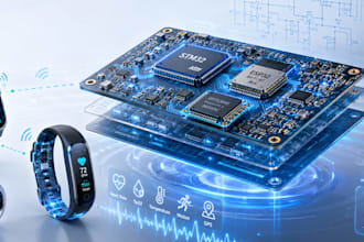 design wearable pcb, iot circuit, embedded electronics system, iot product