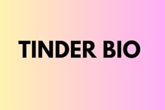 write you an outstanding tinder bio