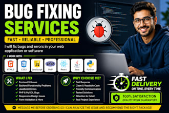support you with fixing a bug