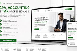 design CPA website, accounting website, tax website, accounting leads