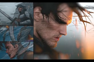 comic book illustration with comic book illustrator