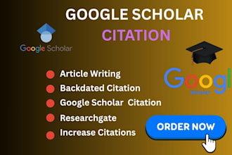 increase and backdate google scholar citation using researchgate and journal