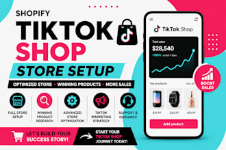 setup tiktok shop and winning products