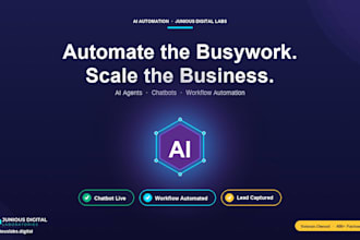 build ai automation and chatbots to streamline your business workflows category
