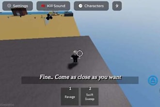develop a roblox game, lua scripting, tycoon, simulator, obby, rpg and UI design