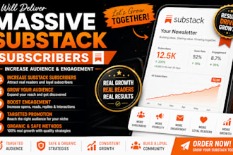 deliver massive substack subscribers, substack increase audience and engagement
