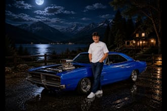 create custom car art