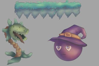 do 2d assets for your videogame with spritesheets and animation