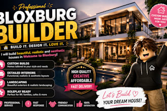 build modern aesthetic houses with bloxburg