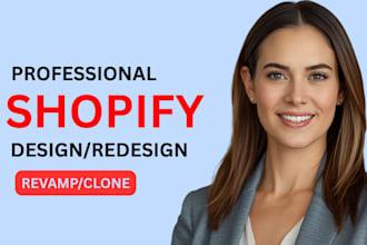 design, redesign shopify store, clone, revamp, copy shopify website