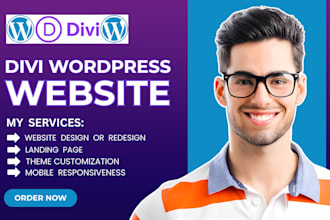 customize or redesign divi wordpress website divi theme clone divi 5 website