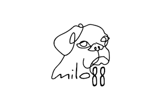 design animal in line art, one line art, line art icon illustration logo