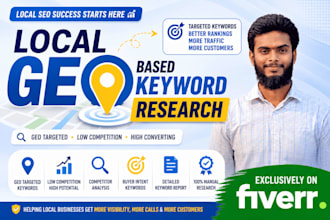 do local GEO based keyword research for local SEO and gbp ranking