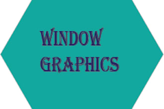do professional window graphics, storefront vinyl and  business decals