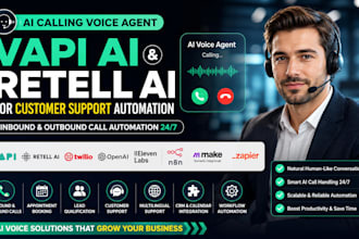 ai calling voice agent with vapi ai retell ai for customer support automation