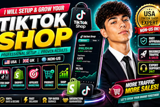 setup USA tiktok shop,fix tiktok shop,dropshipping,affiliate marketing