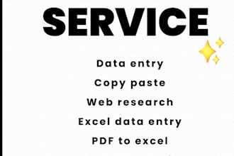 provide quality data entry services