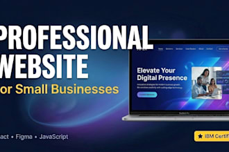 build a professional website for your small business
