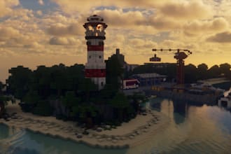 build a minecraft map or build to your requests