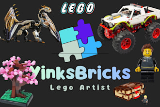 do custom lego moc building instructions bricklink studio model lego portrait