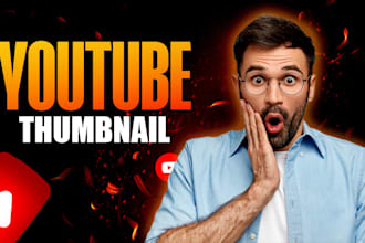 design attractive eye catching youtube thumbnails