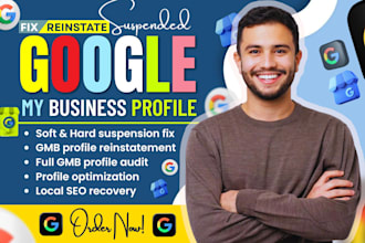 fix suspended google my business profile, gmb reinstate gmb listing, local SEO
