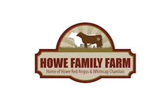 create a high impact awesome logo for howe family farm